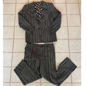 Jack Skellington Nightmare Before Christmas Blazer (M) Pants (Large) Halloween